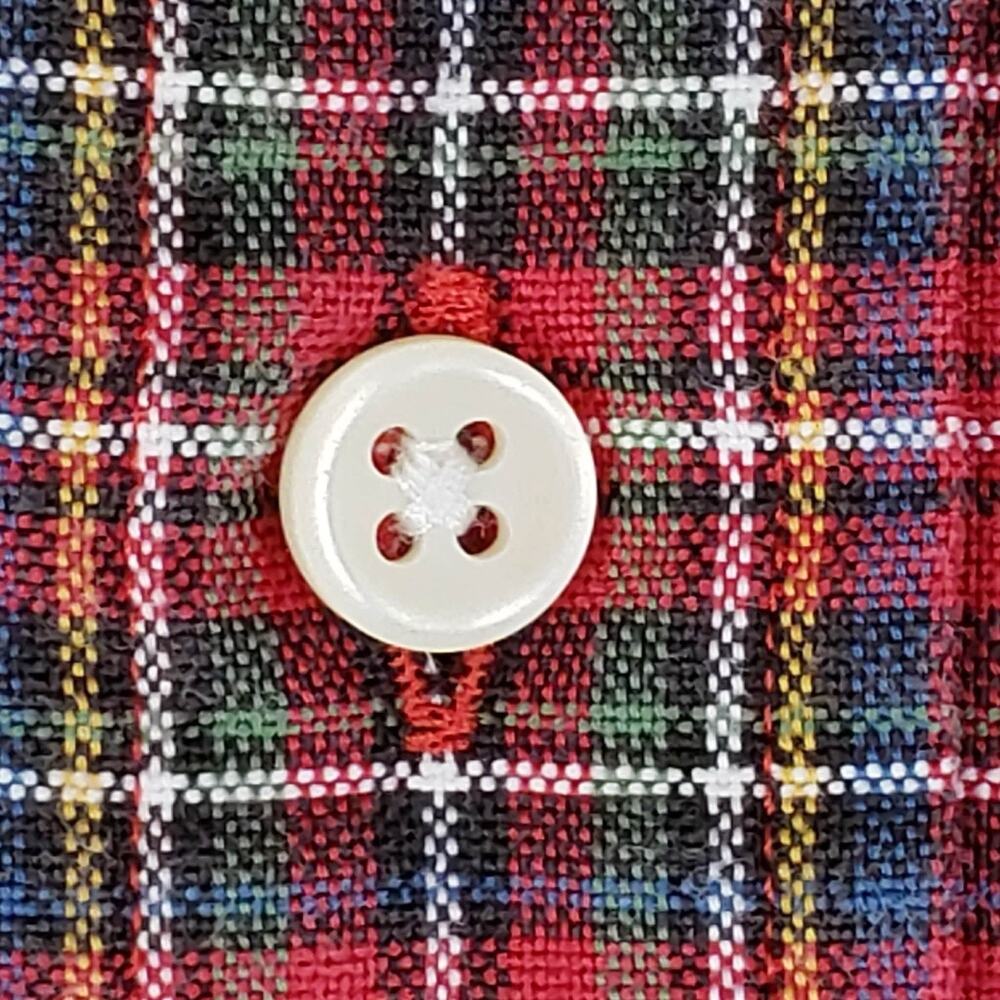 Polo Ralph Lauren Shirt Oxford LS Button Down Red Tartan Plaid Mens Size Large - Picture 5 of 10